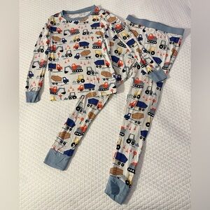Little Sleepies Construction Print Pajama Set - 4T